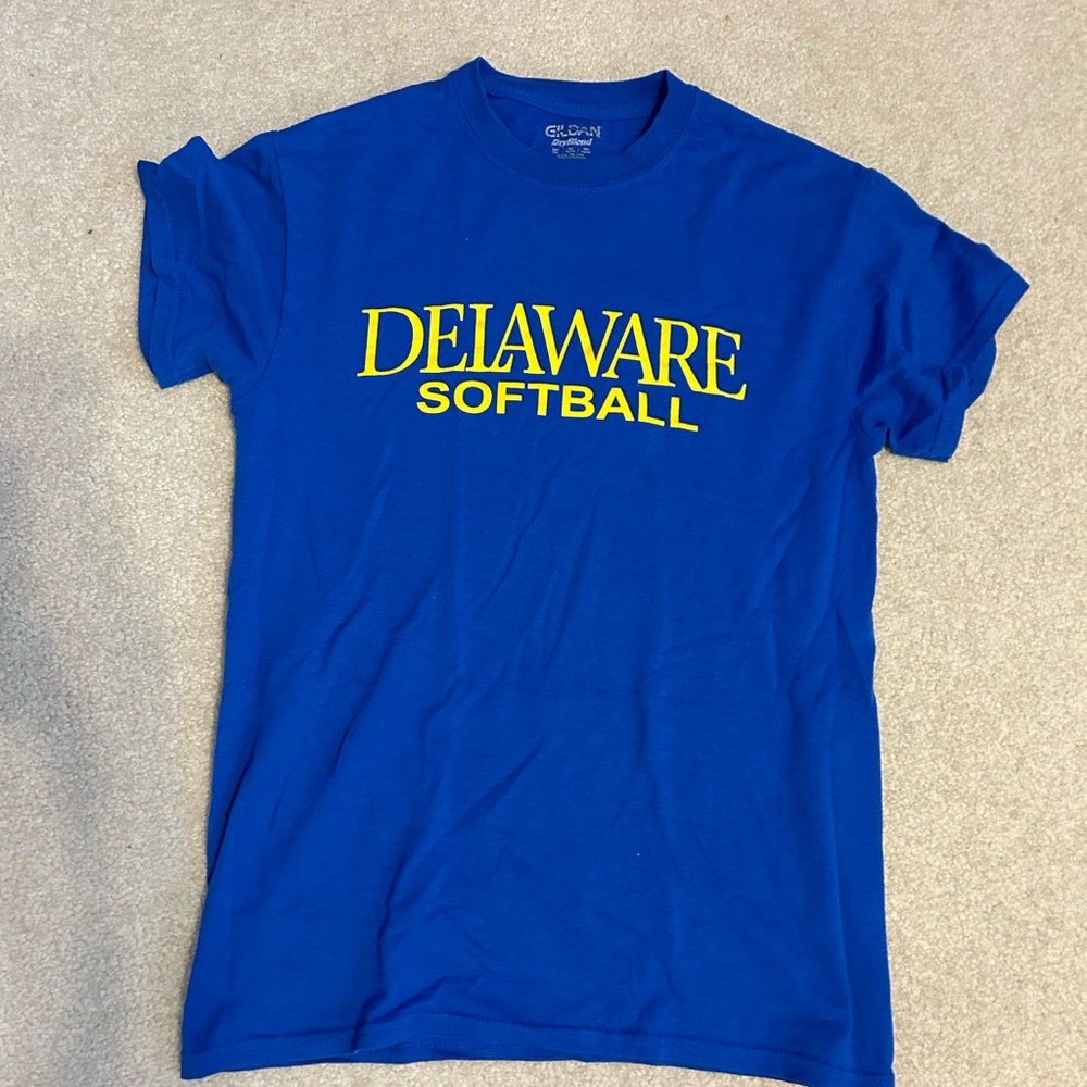 University of Delaware softball t shirt